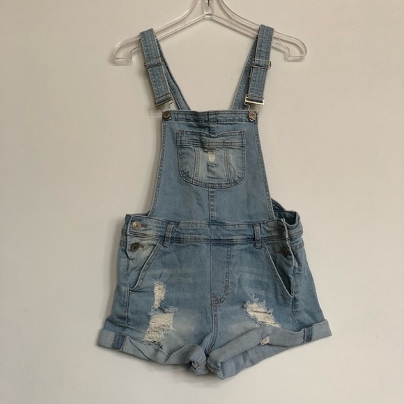 Denim - Streetwear society short overalls